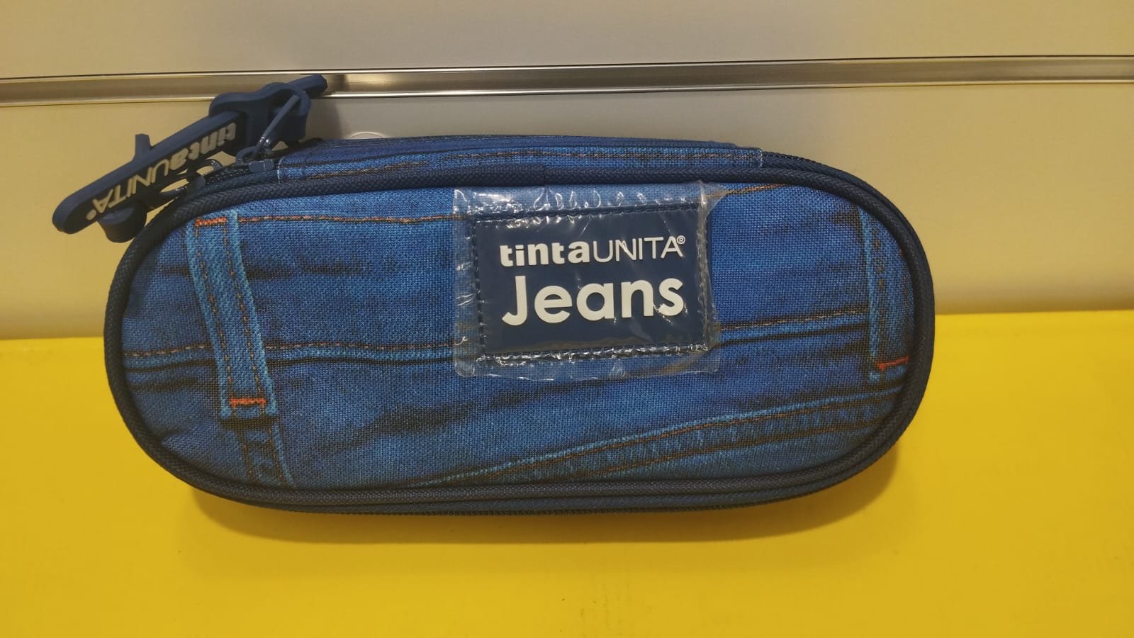 Tinta Unita Jeans Astuccio Oval Denim organizer POOL OVER - 134023