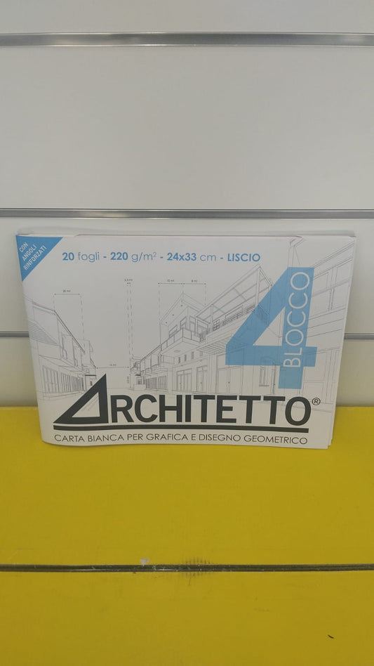 Album  Liscio Architetto B4 20 fogli A4 220 gr